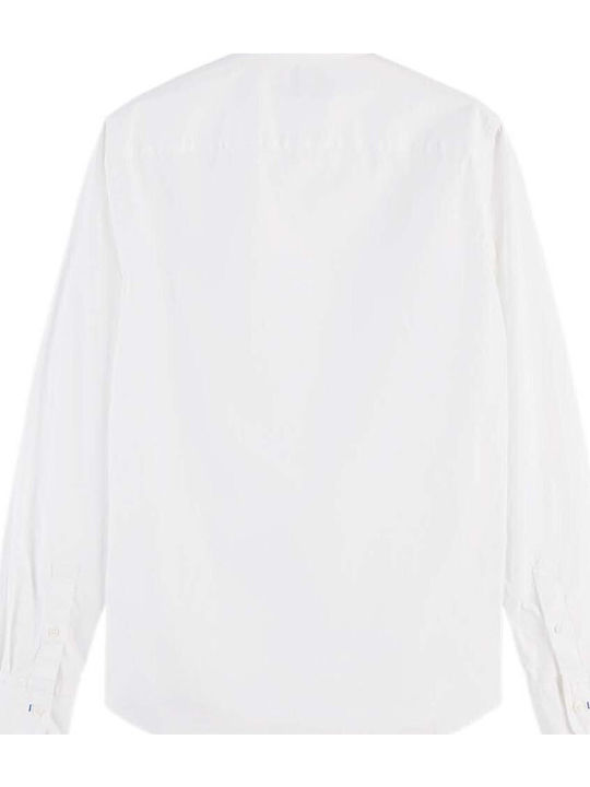 Scotch & Soda Essential Baumwolle Hemd White