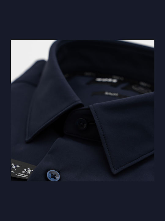Hank Long-sleeved Shirt Dark Blue