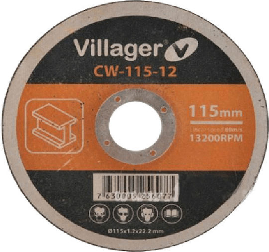 Villager Disc de tăiere Metalic 115mm