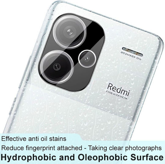 Camera Protection Tempered Glass Black for the Xiaomi Redmi Note 13 Pro Plus 5G