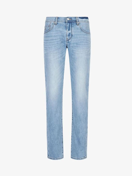 Ανδρικό Παντελόνι Τζιν με Slim Εφαρμογή Blue