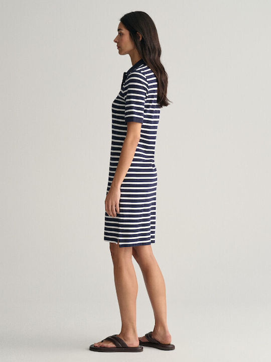 Gant Shirt Dress Dress Navy Blue