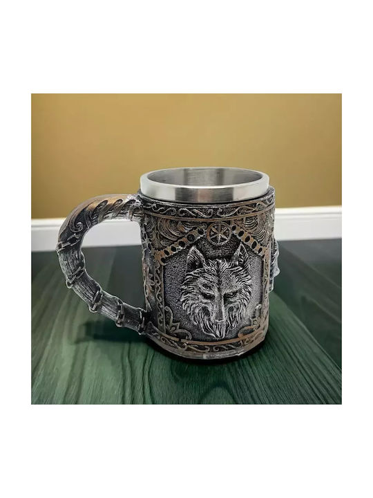 Viking Wolf Mug Multicolored 400ml