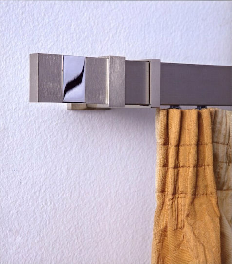 Aslanis Home Metalic Galerie pentru perdele Elite Dublu cu bară 200buc Inox Elite