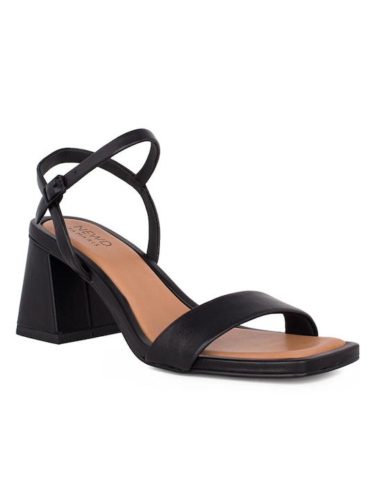 Tamaris Leather Women's Sandals Black