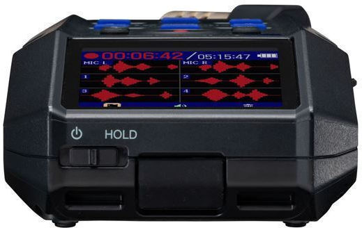 Zoom Recorder Stereo Ψηφιακός Φορητός Εγγραφέας Μπαταρίας/Ρεύματος για Εγγραφή σε Κάρτα Μνήμης με Διάρκεια Εγγραφής 10 Ώρες και Phantom Power