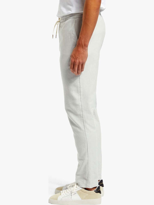 Warren Ανδρικό Παντελόνι σε Ίσια Γραμμή Heron Grey