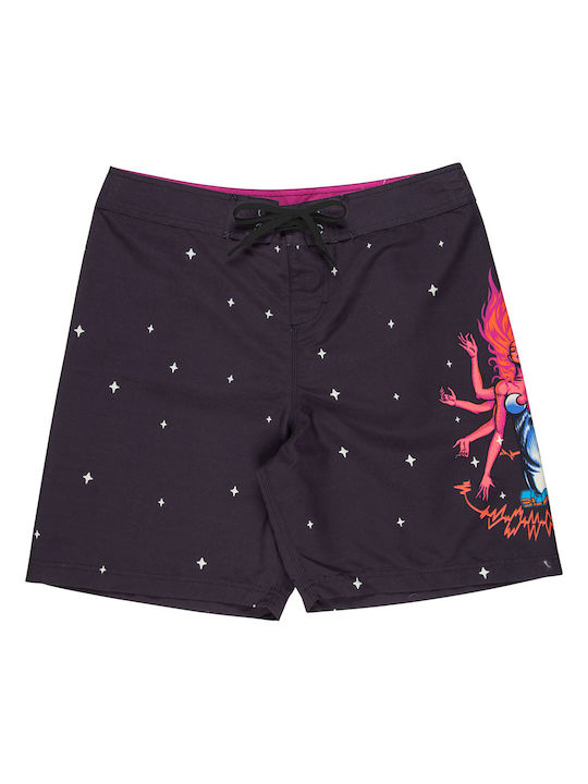 Santa Cruz Men's Swimwear Shorts Black with Patterns