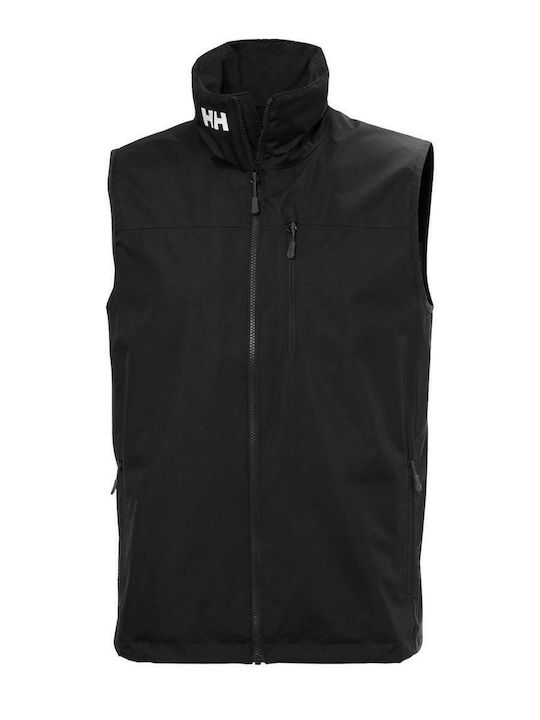Sleeveless Jacket Waterproof and Windproof Black