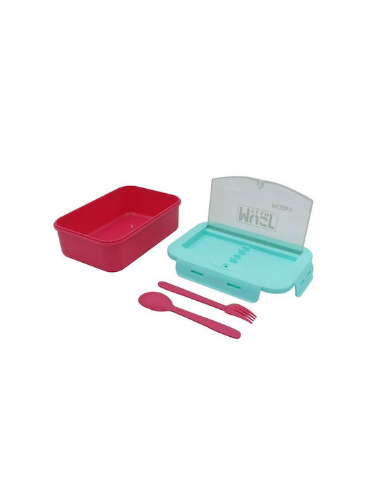 Διακάκης Microwave Plastic Lunch Box Cyano-Fuchsia 1400ml