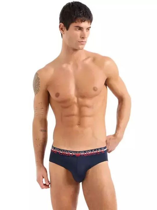 Emporio Armani Men's Brief Blue