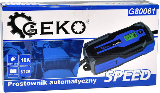 Geko Car and Motorcycle Battery Charger 12V