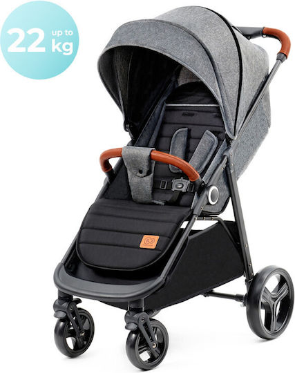 Kinderkraft Grande Plus Cărucior pentru Bebeluși Potrivit pentru Nou-născut Gri 9.8kg