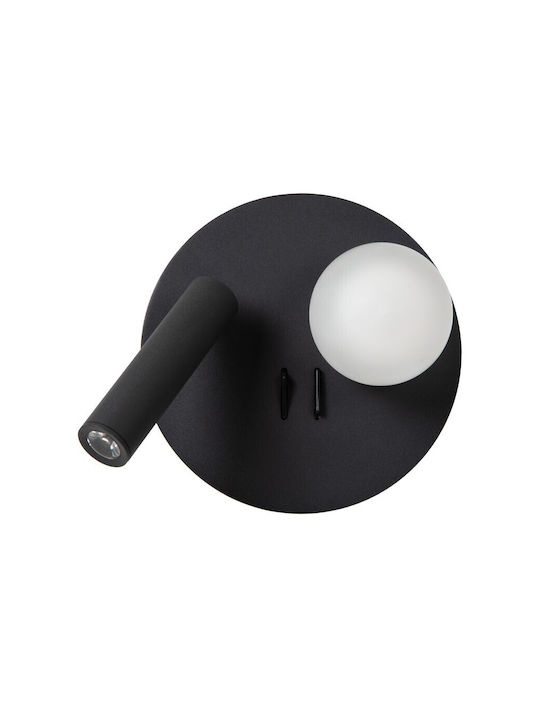 Lucide Lightning Φωτιστικό Τοίχου LED Μαύρο