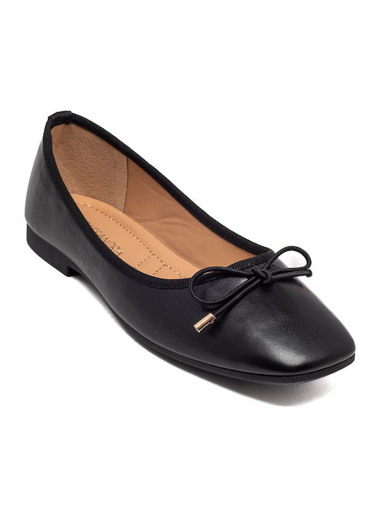 Damen Ballerinas Schwarz