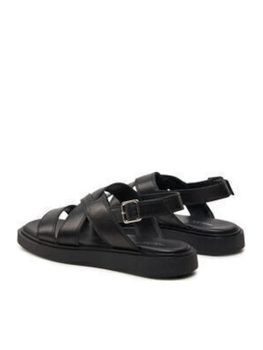 Vagabond Leather Sandals Black