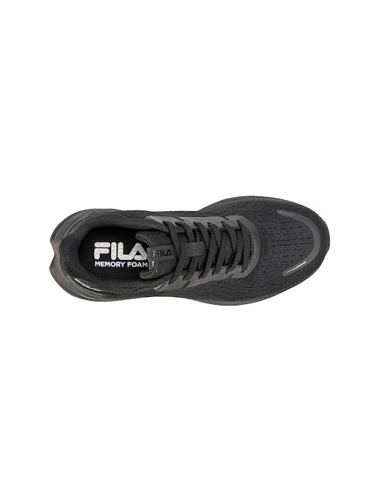 Fila Memory Damen Sportschuhe Laufen Schwarz