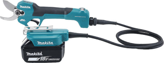 Makita Pruning Shears Brushless 18V with 1 Battery & Maximum Cutting Diameter 30mm