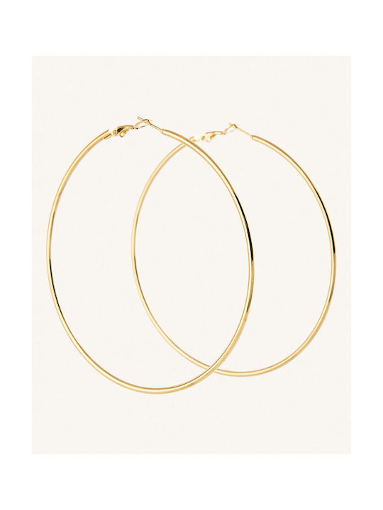 StanStefan Earrings Hoops made of Steel Gold Plated