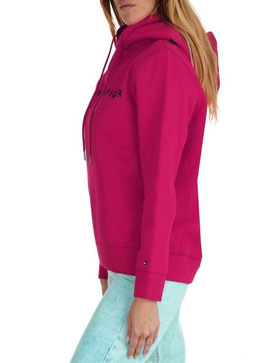 Tommy Hilfiger Women's Hooded Sweatshirt Fucsia