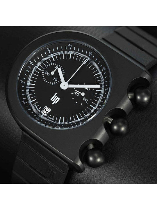 Lip Watches Mach Ρολόι Μπαταρίας με Δερμάτινο Λουράκι