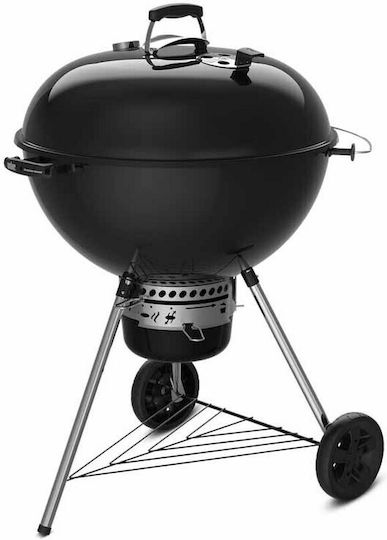 Weber Master-Touch E-5775 Rostfreier Stahl Holzkohlegrill mit Deckel 109cmx84cm