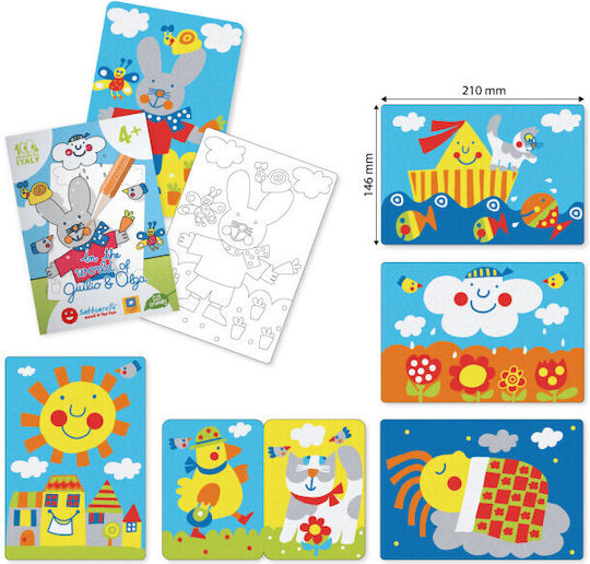 Sabbiarelli Filzstifte Kinder Schreibwarenset