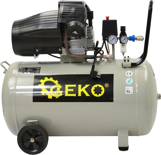 Geko Einphasig Luftkompressor mit Leistung 4.1hp und Lufttank 100Es G80330