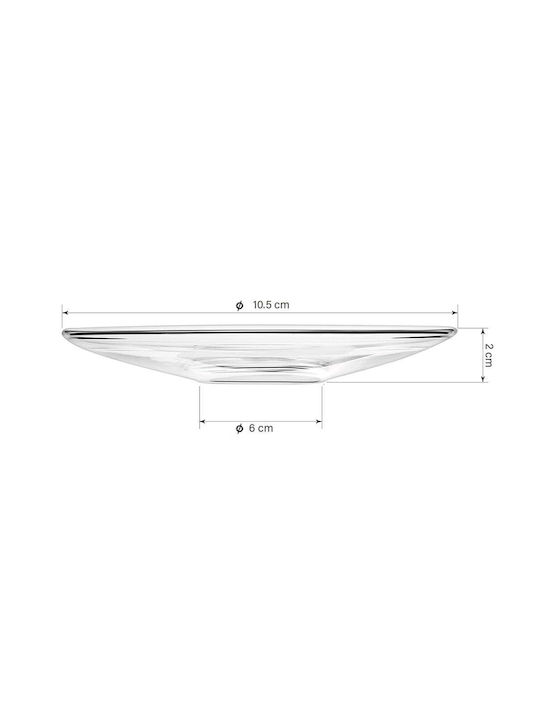 Quasar Σετ Φλιτζάνια Cappuccino Γυάλινα Διάφανα 250ml 4τμχ