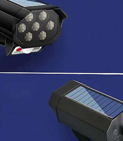 Solar Dummy Surveillance Bullet Camera Black