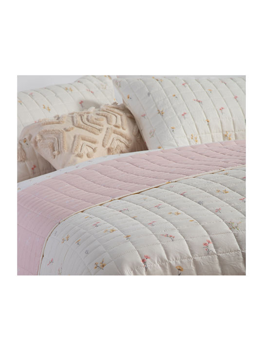 Nef-Nef Homeware Sierra Cuvertură Semi-dublu Microfibra Ecru 180x240cm