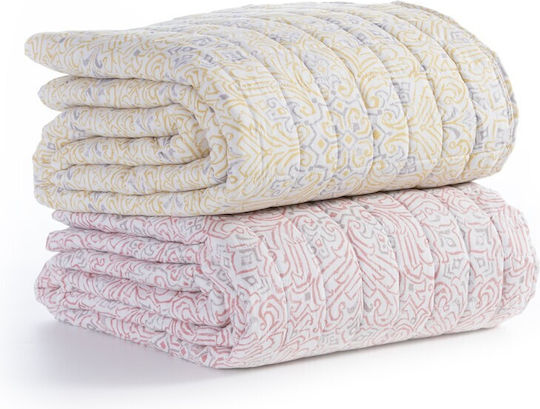 Nef-Nef Homeware Roman Κουβερλί Ημίδιπλο Microfiber Rose 180x240cm