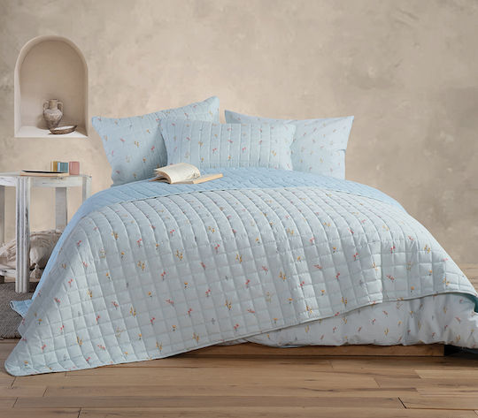 Nef-Nef Homeware Sierra Cuvertură Semi-dublu Microfibra Aqua 180x240cm