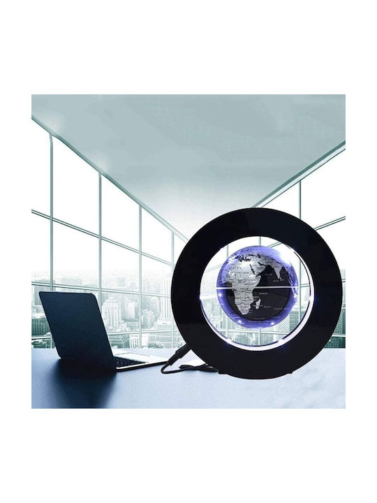 Floating Illuminated World Globe with Diameter 18.2cm and Height 18.1cm Γήινη