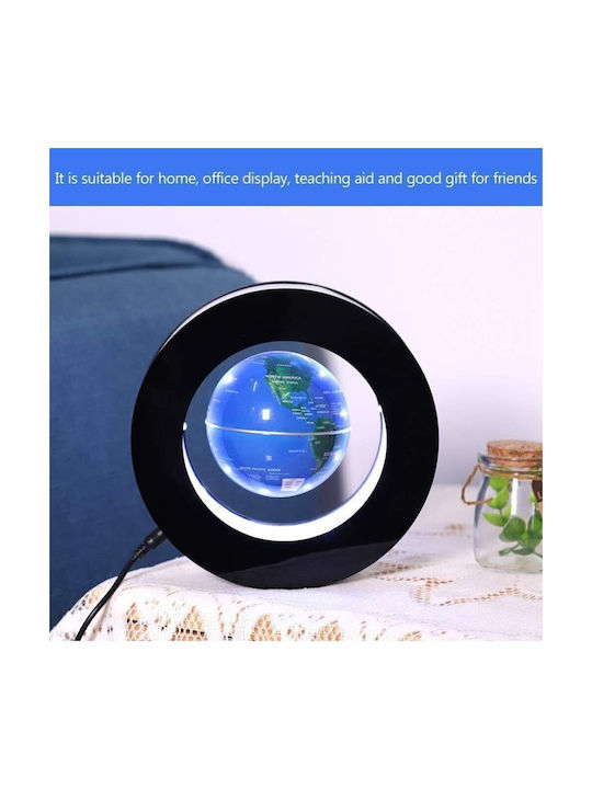 Floating Illuminated World Globe with Diameter 18.2cm and Height 18.1cm Γήινη