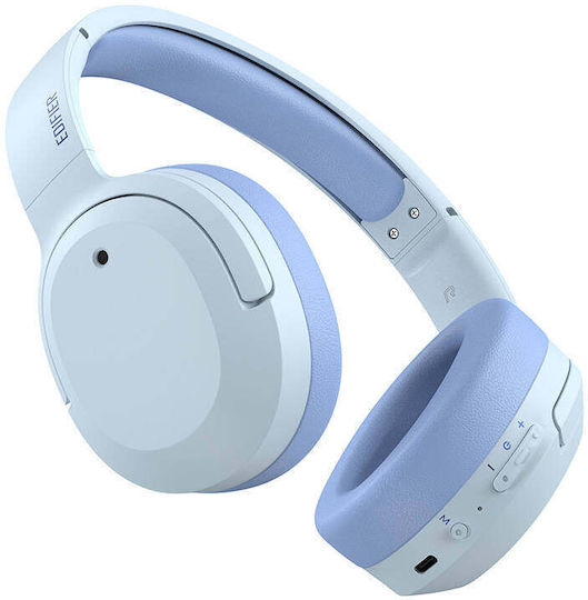 Edifier W820NB Wireless / Wired Over Ear Headphones with 49 hours of Operation and Quick Charge Blue