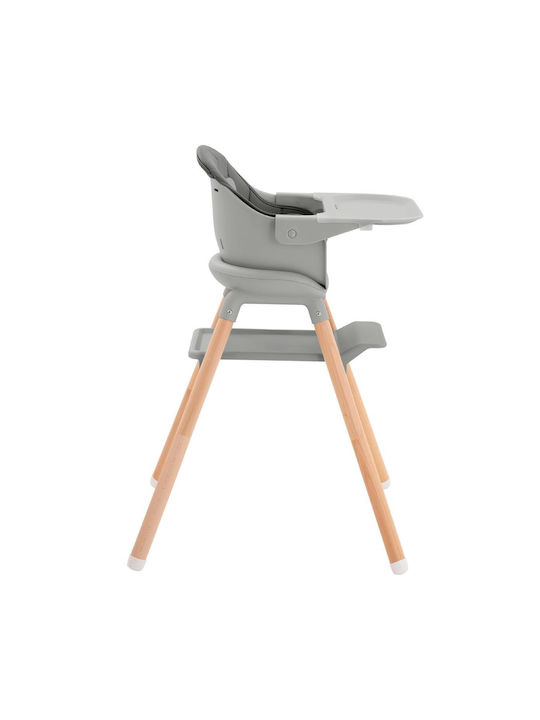 Kikka Boo Woody Baby Highchair 2 in 1 Gray