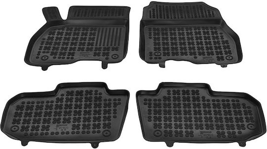 Rezaw Plast Set of Front and Rear Mats 5pcs for Nissan Leaf Black