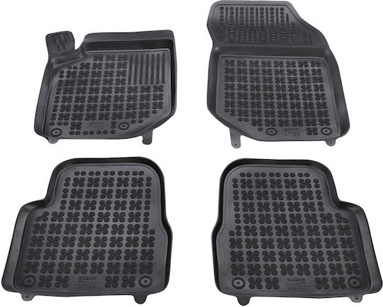 Rezaw Plast Set of Front and Rear Mats 5pcs for Peugeot 2008 Black