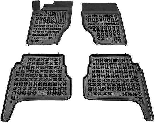 Rezaw Plast Set of Front and Rear Mats 5pcs for Kia Sorento 2002 2009 Black
