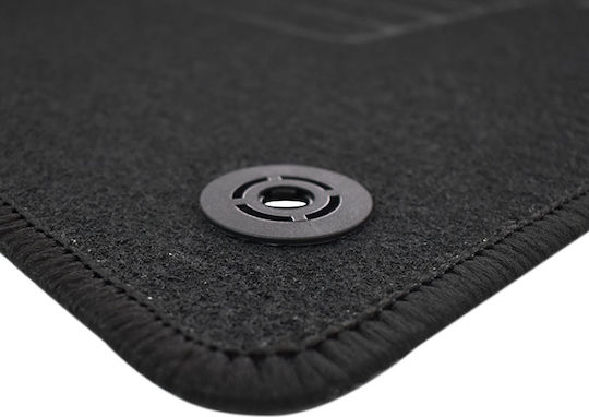 Rigum Set of Front and Rear Mats 4pcs for Audi A8 1997 2001 Black