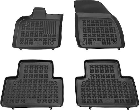 Rezaw Plast Set of Front and Rear Mats 5pcs for Volvo V50 2004 2012 Black
