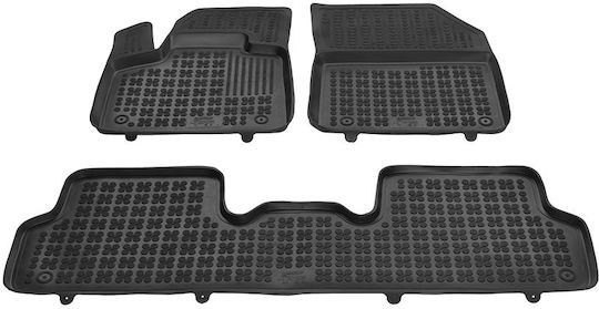 Rezaw Plast Set of Front and Rear Mats 4pcs for Citroen DS7 2018+ Black