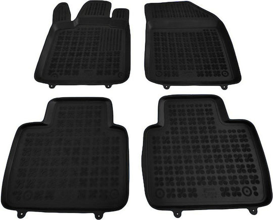 Rezaw Plast Set of Front and Rear Mats 5pcs for Skoda Karoq 2018+ Black