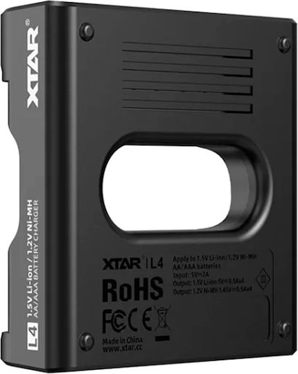 XTAR Charger 4 Batteries Li-ion/Ni-MH Size AA/AAA