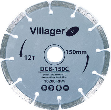 Villager Schneidscheibe Baumaterialien 230mm