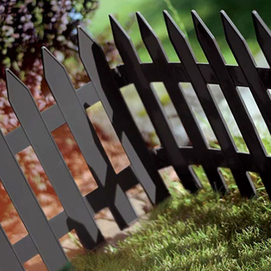 Prosperplast Plastic Fence Grilles in Brown Colour 6 Pieces
