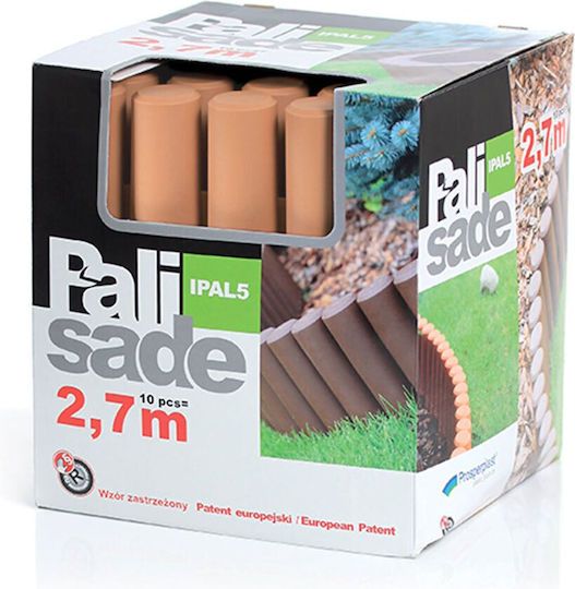 Prosperplast Kunststoffgartenbordüre in Orange Farbe x 2.7m
