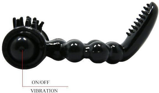 Pretty Love Sweet Ring Vibrant Inel Cock Negru BI-014075-1