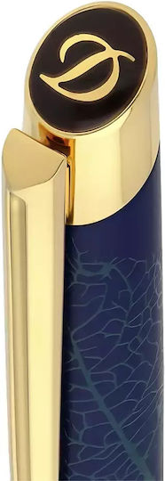 S.t Dupont Defi Millenium Linea Maestra Partagas Linea Maestra Partagas Blue Ballpoint Pen 405095